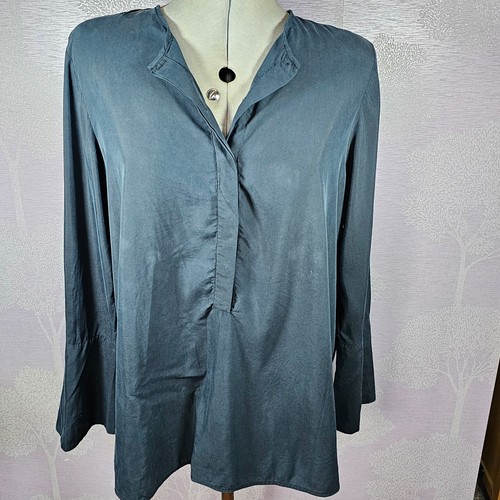 Top blusa zara basic - blusa, grigio