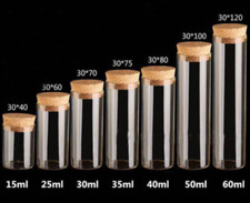 Bottiglie in vetro trasparente