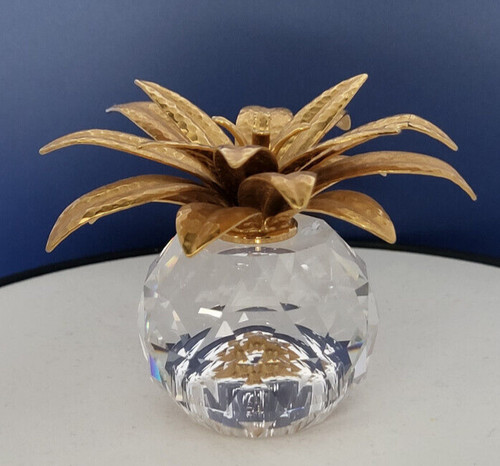 Swarovski ananas foglie oro - swarovski,