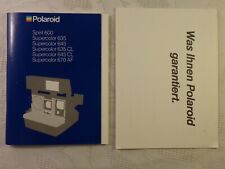 Vecchio Manuale Polaroid