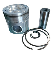 Pistone motore con anelli