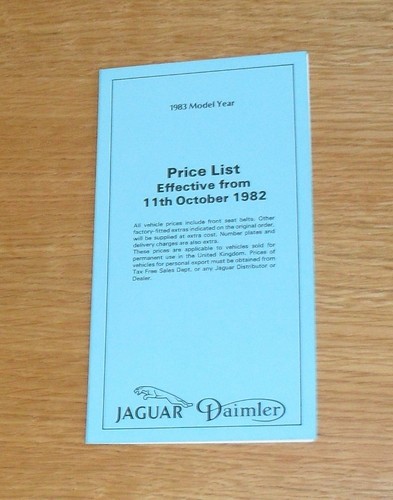 Listino prezzi jaguar daimler - jaguar,