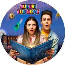 Cialda  ME CONTRO TE Torta Ostia Zucchero Mistero Scuola Incantata con NOME