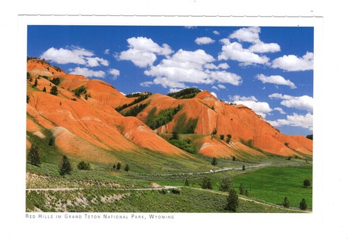Cartolina red hills nel grand - hills,