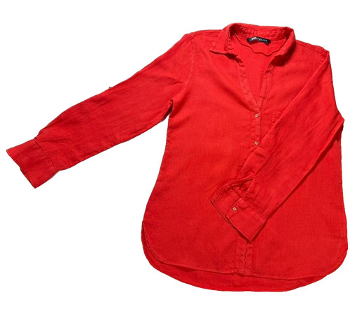 Zara button down - down, donna