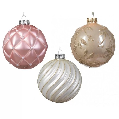 Sfera vetro con decori