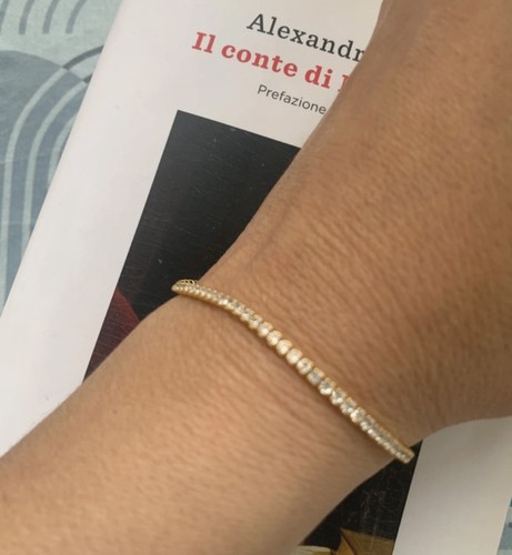 Bracciale tennis argento - in,