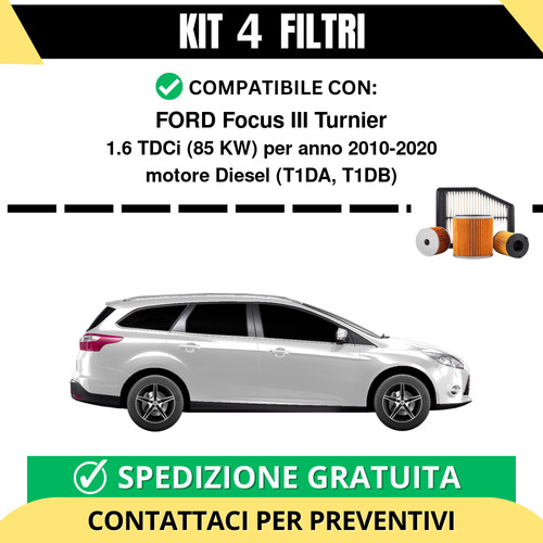 Kit filtri tagliando per - kit, 4