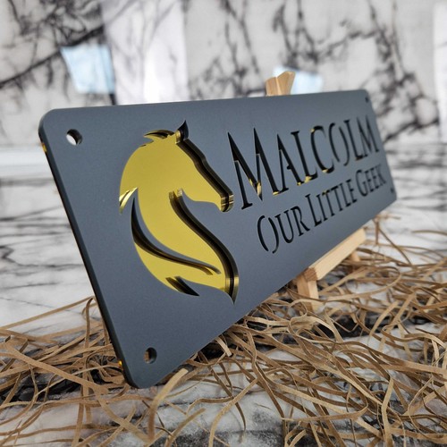 Insegna nome scuderia cavallo