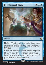 MTG DIG THROUGH TIME EXC - SCAVARE NEL TEMPO - KTK - MAGIC