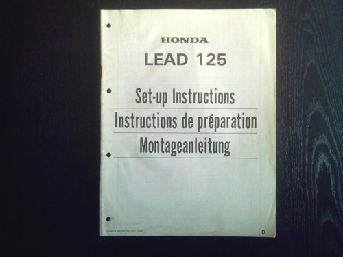 Honda lead 125 - lead, 1983