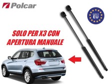 Pistoncini a Gas Apertura MANUALE Cofano Baule POSTERIORE BMW X3 F25 2011-2017