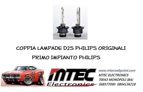 Coppia lampade d2s philips - coppia,