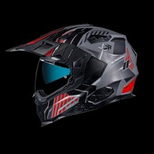 NEXX - CASCO MOTO ADVENTURE X.WED2 WILD COUNTRY GRIGIO/ROSSO
