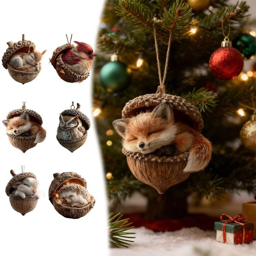 Ornamenti ghianda animali