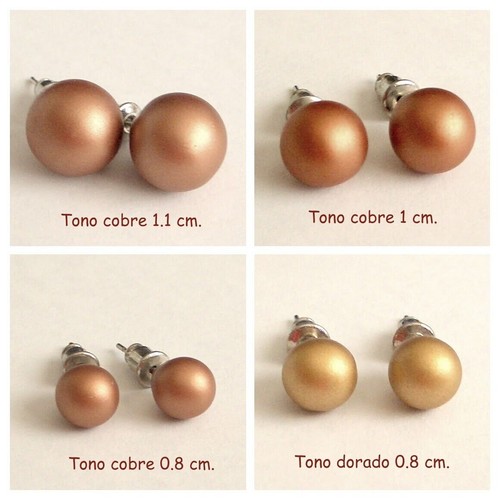 Orecchini sfera tonalità - orecchini,