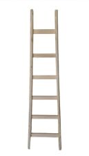 SCALA SCALETTA ARTIGIANALE IN LEGNO MASSELLO DI CASTAGNO A PIOLI IN FAGGIO