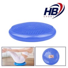 CUSCINO EQUILIBRIO GONFIABILE BALANCE PROPRIOCETTIVO DISCO YOGA PILATES | BLU