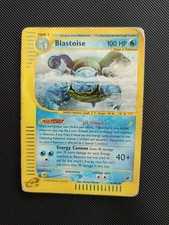 Carta Pokemon Blastoise HOLO Expedition 2002 Eng 4/165 A11