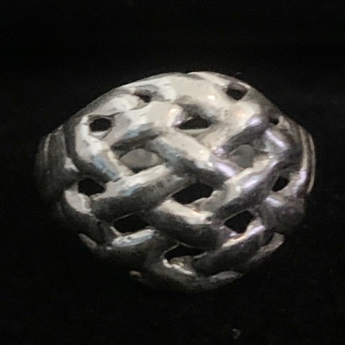 Anello fascia argento sterling