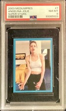 2003 Mediumpres Super Stars #7 ANGELINA JOLIE PSA 8 Pop 1 più alto