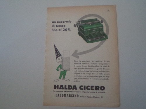 Advertising pubblicità 1957 - advertising,