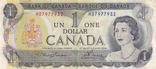canada - 2 banconote da 1 dollaro