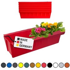 Pallet Fioriera 6er-Set Rosso