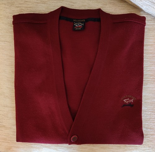 Cardigan uomo lana paul e - cardigan, in