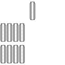 16 x Guida valvola AE per ALFA