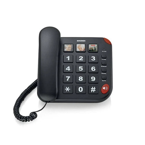 Telefono fisso con tasti - con,