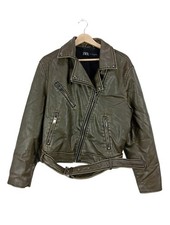 ZARA Giacca in ecopelle Donna