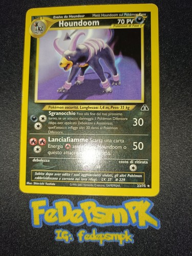 Pokemon houndoom rara - pokemon,