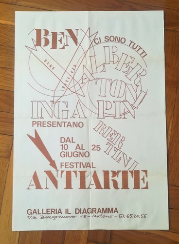 Locandina arte festival - locandina, d'arte