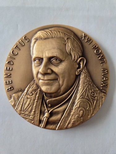 Medaglia papa benedetto xvi - benedetto,