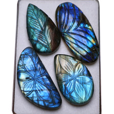 Lotto 4 pezzi pietre preziose