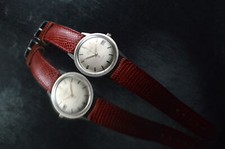 NIVADA GRENCHEN AQUADATIC SELFWINDING 34MM STAINLESS STEEL VINTAGE DATE WATCH