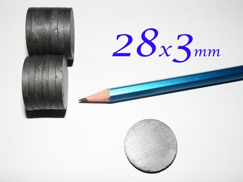 100 pezzi 28x3mm - , magneti