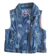 Gilet Jeans Con Stelle Per