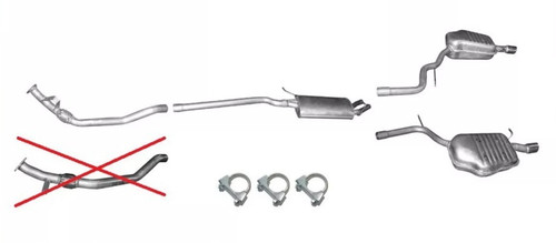 Kit scarico audi - scarico, 1.8