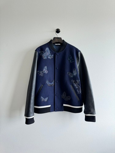 Valentino varsity wool leather - valentino,