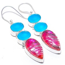 Quarzo rutilato rosa, onice