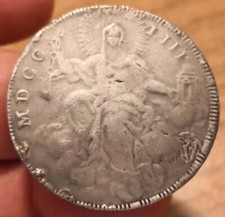 Half Shield Coin 1753, Papal