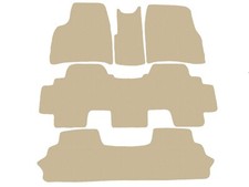 Nuovo Tappetini in Velluto per Lancia Phedra 2002-2013r 3 file di sedili, BEIGE