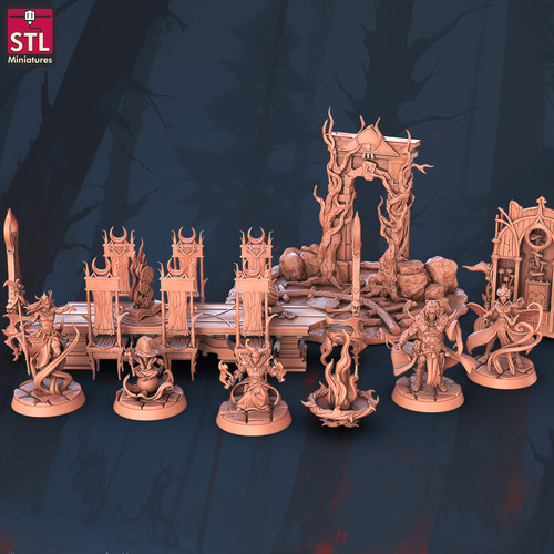Stl miniatures set miniature - stl,