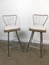 Coppia sgabelli da bar retrò