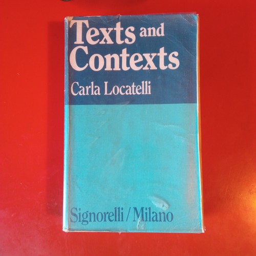 Texts and contexts carla - texts, contexts,