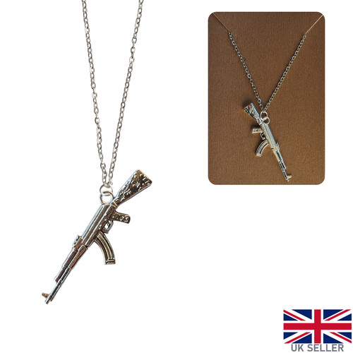 Machine gun necklace replica - machine,