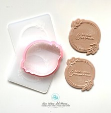 La Mia Comunione Cresima Stampo Rilievo Formine Biscotti Cookie Cutter 7x7,5cm