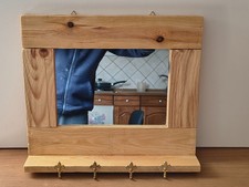 Specchio in legno rustico con